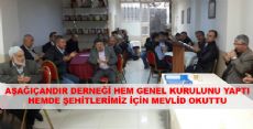 AŞAĞIÇANDIR KÖYÜ DERNEĞİ HÜSEYİN BAŞKANLA DEVAM