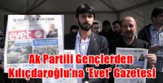 Ak Partili Gençlerden Kılıçdaroğlu'na Evet Gazetesi