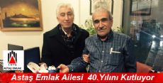 Astaş Emlak Ailesi 40.Yılını Kutluyor