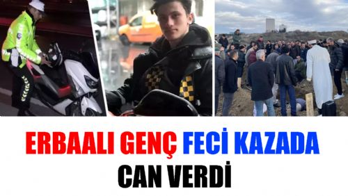 Avcılar'da korkunç kazada Erbaa'lı  Motokurye hayatını kaybetti