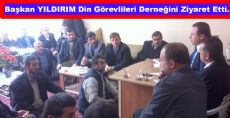 BAŞKAN YILDIRIM DİN GÖREVLİLERİ İLE BİRARAYA GELDİ