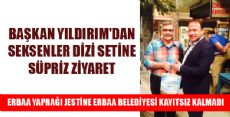 BAŞKAN YILDIRIM'DAN ERBAA YAPRAĞI JESTİ