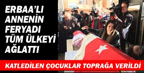 Babaları tarafından öldürülen iki Melek Son Yolculuklarına Uğurlandı