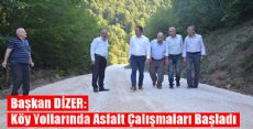 Başkan Dizer Çalışmalarını Yerinde İnceledi