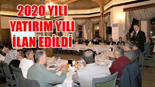 Başkan Eroğlu: 2020 yılını yatırım yılı ilan ettik