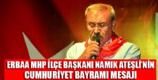 CUMHURİYET BAYRAMI MESAJI