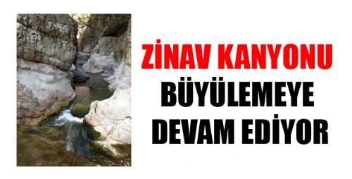 DOĞA TUTKUNLARI ZİNAV KANYONUNDA