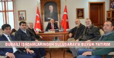 DUBAİLİ İŞADAMLARINDAN SULUSARAY’A BÜYÜK YATIRIM