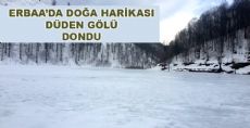 Düden Gölü Dondu