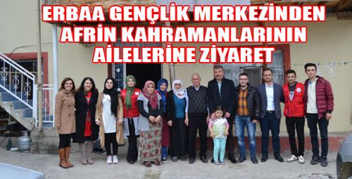 ERBAA GENÇLİK MERKEZİNDEN MORAL ZİYARETİ