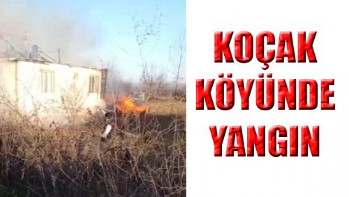 ERBAA KOÇAK KÖYÜNDE YANGIN