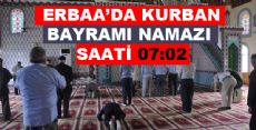 ERBAA KURBAN BAYRAMI NAMAZI SAATİ