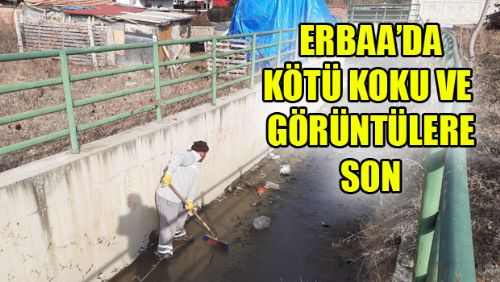 ERBAA MERKEZ SULAMA KANALLARINDA TEMİZLİK