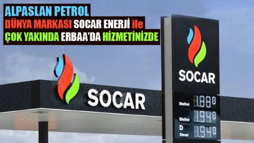 ERBAA SOCAR-ALPASLAN PETROL ÇOK YAKINDA HİZMETİNİZDE