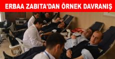 ERBAA ZABITA'DAN ÖRNEK DAVRANIŞ