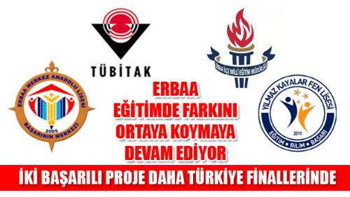 ERBAA'DAN İKİ OKUL TÜRKİYE FİNALLERİNDE 