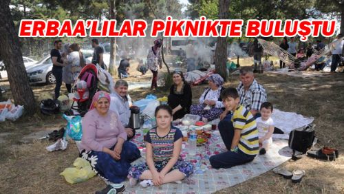 ERBAALILAR PİKNİK ŞÖLENİNDE BULUŞTU