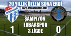 ERBAASPOR 3.LİGDE