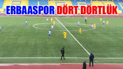 ERBAASPOR SEZONUN İLK DEPLASMAN GALİBİYETİNİ ALDI