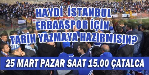 ERBAASPOR YARIN İSTANBUL'DA