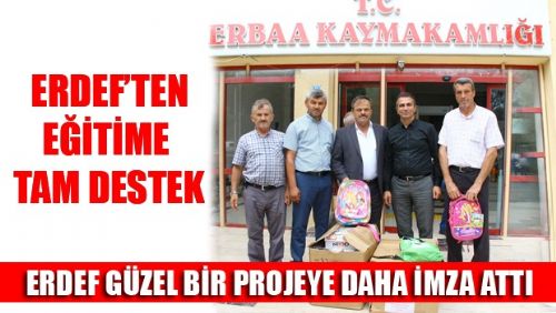 ERDEF EĞİTİME DESTEK PROJESİNDE MUTLU SON