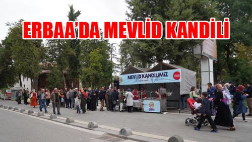 Erbaa Belediyesi Mevlid Kandili Lokması Dağıttı