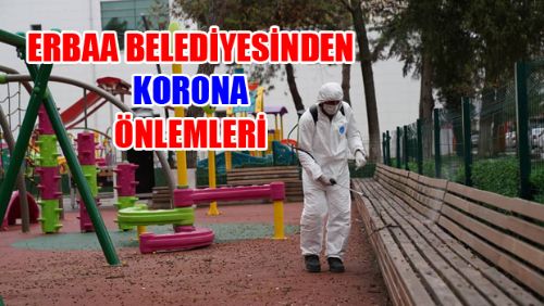 Erbaa Belediyesi'nden korona virüsü önlemleri