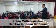 Erbaa Müftülüğü Konferansları Devam Ediyor