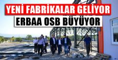 Erbaa Organize Sanayi Bölgesine Yeni Fabrikalar Geliyor