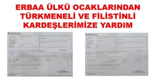 Erbaa Ülkü Ocaklarından Filistin Ve Türkmeneline Yardım