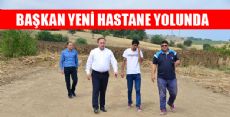 Erbaa Yeni Hastanede Yol Açma Çalışması