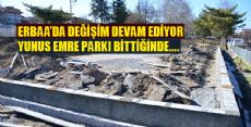 Erbaa Yunus Emre Parkı Yenileniyor