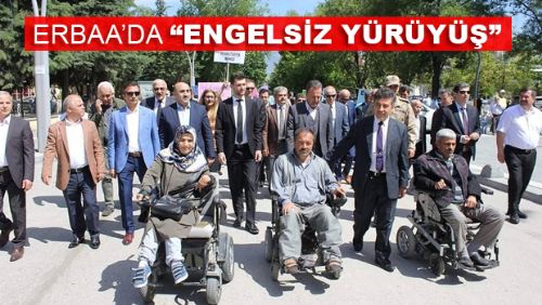 Erbaa'da 10-16 Mayıs Engelliler Haftası Etkinliği