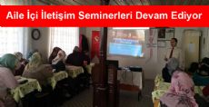 Erbaa'da Aile İçi İletişim Seminerleri Devam Ediyor