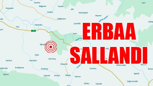 Erbaa'da Deprem