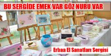 Erbaa'da El Sanatları Sergisi Açıldı