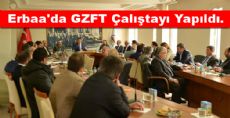 Erbaa'da GZFT Çalıştayı Yapıldı