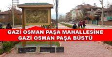 Erbaa'da Gazi Osman Paşa Büstü