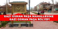 Erbaa'da Gazi Osman Paşa rölyefi
