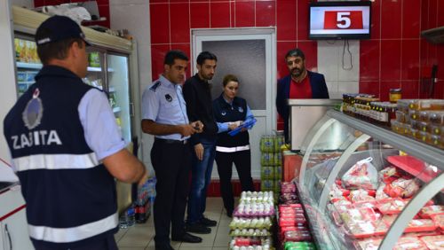 Erbaa'da Kasaplar Denetlendi