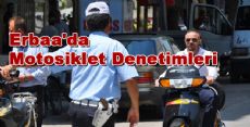 Erbaa'da Motosiklet Denetimleri