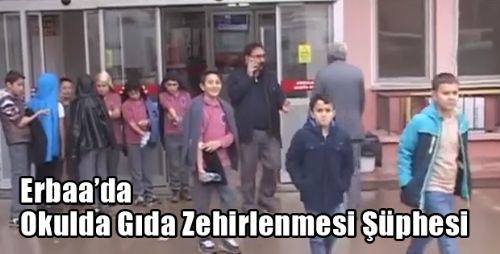 Erbaa'da Okulda Gıda Zehirlenmesi Şüphesi