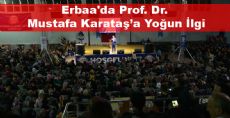 Erbaa'da Prof. Dr. Mustafa Karataş'a Yoğun İlgi 