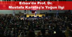 Erbaa'da Prof. Dr. Mustafa Karataş'a Yoğun İlgi