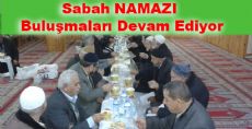 Erbaa'da Sabah Namazı Buluşmaları Devam Ediyor