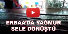 Erbaa'da Sel