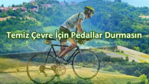 Erbaa'da 'Temiz çevre için pedallar durmasın' projesi