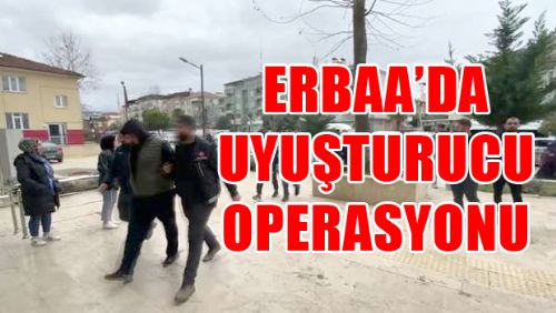 Erbaa'da uyuşturucu operasyonu; 5 tutuklama