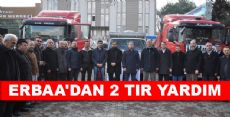 Erbaa'dan 2 Tır Yardım