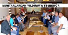 Erbaalı Muhtarlardan Başkan Yıldırım'a Teşekkür Ziyareti